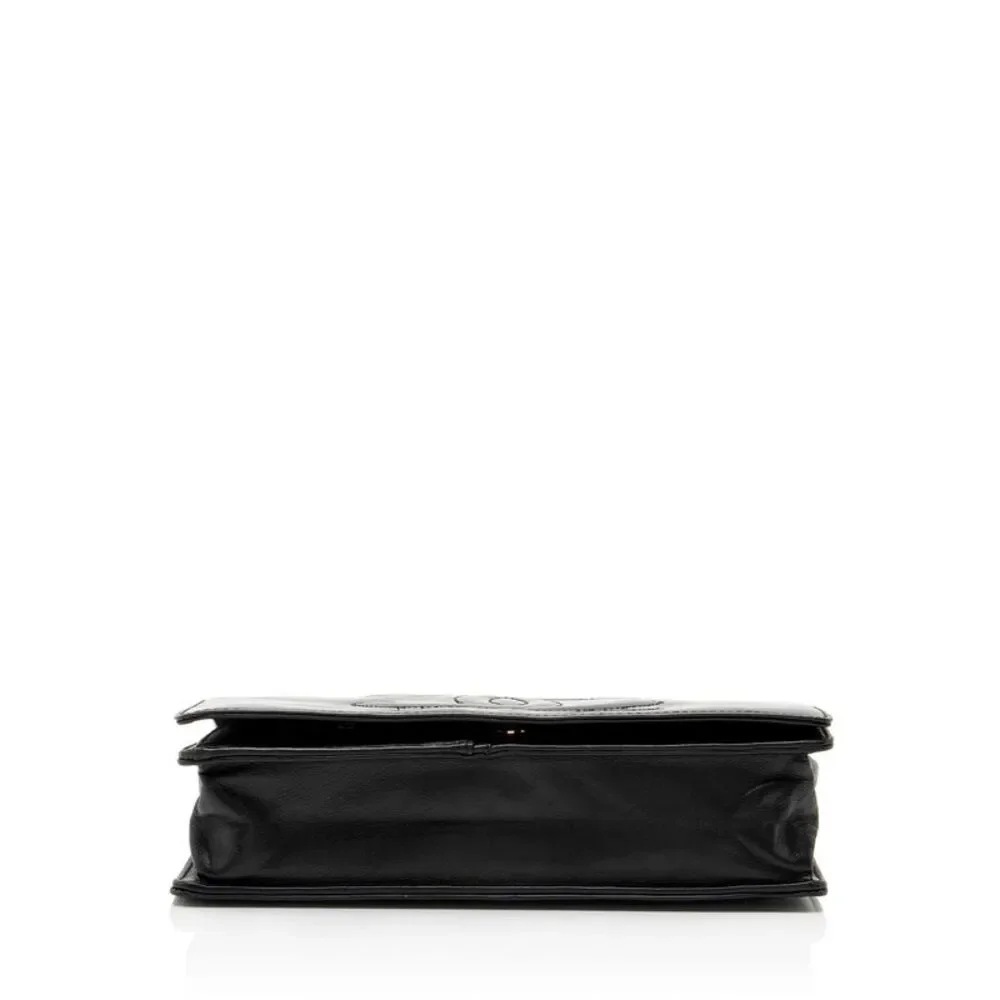 Chanel Vintage Patent Leather CC Wallet on Chain